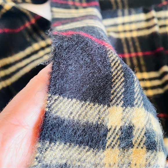 RARE - BURBERRY 100% CASHMERE CHECK LARGE SCARF SHAWL WRAP - Picture 4 of 10